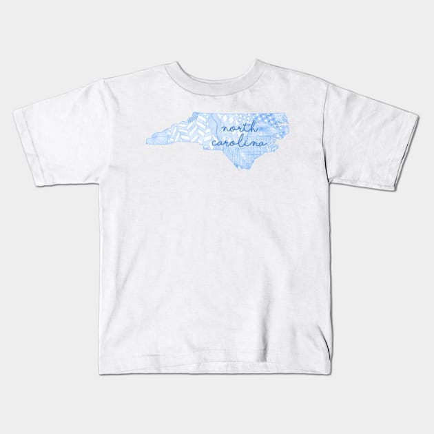 North Carolina Kids T-Shirt by ally1021